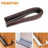 95*10cm Waterproof Seal Strip Draught Excluder Stopper Door Bottom Guard Double Silicone Rubber Seal Dustproof Soundproof Strips