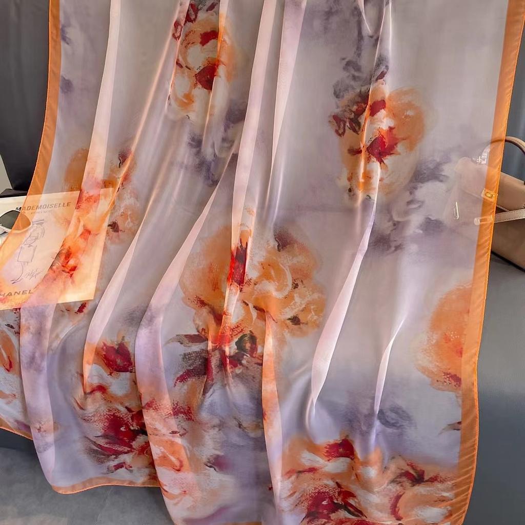 Scarf for Women New Spring and Autumn Big Scarf Fashionable and Versatile Warm Scarf Fashionable Sunscreen Shawl for Mother