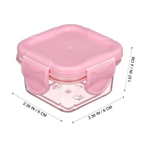 NUOLUX Мини-контейнеры для хранения фруктов, Подходят для микроволновой печи, Герметичные, Идеальны для ланч-боксов, приправ и соусов, Идеальны для детей, ланч-боксов и пищевых контейнеров