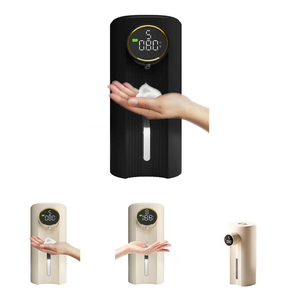 Touchless Desk Soap Dispenser With Foam And Gel Options For Home Office Hygiene