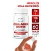 Гидролизованные пептиды коллагена типа 1 и типа 3, биотин и 15 аминокислот, содержащие 60 таблеток