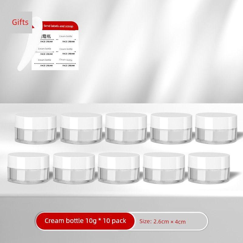 Drop-Resistant Facial Cream Travel Bottle High-End Cosmetics Sample Empty Bottle Travel Sub-Bottle Cream Tall Bottle Portable Eye Cream Box