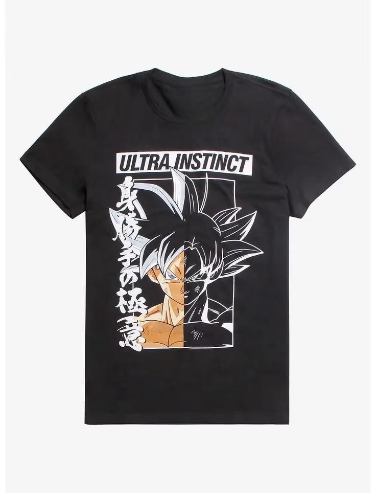 2026 Summer Dragon Ball Retro Pure Cotton Fitness Tshirt Unisexs Shortsleeved Family Unisex Childrens Casual Shirt Ins Y2k
