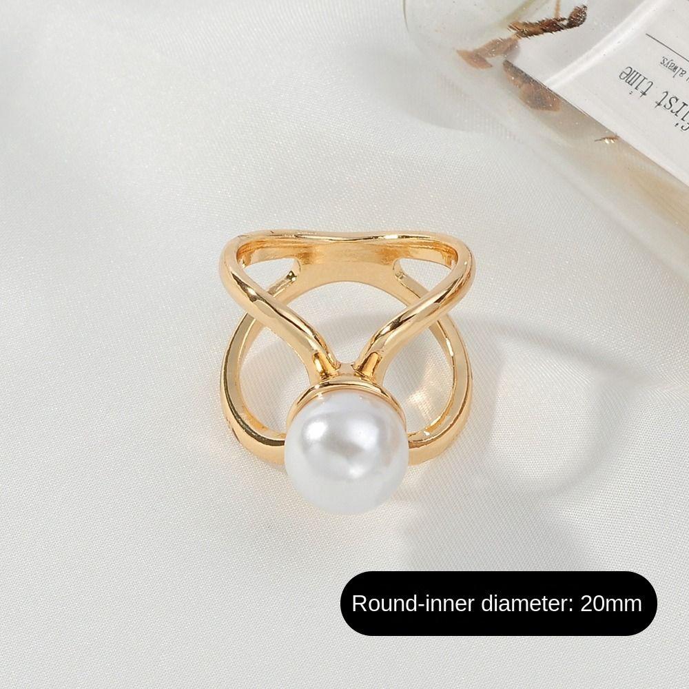 Alloy Scarf Buckle Knotting Artifact Brooches New Shawl Ring Clip Jewelry Accessories