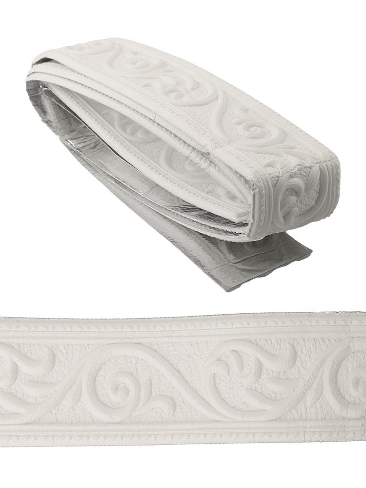 3D Foam Molding Trim Wall Trim Line Border Brown Decoration Silver