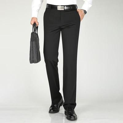 Мужские брюки Fengmao Business Casual, эластичные, прямого кроя