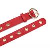 Belt Women'S Decorative Jeans With Round Buckle Hollow Gas Eye Women'S Belt