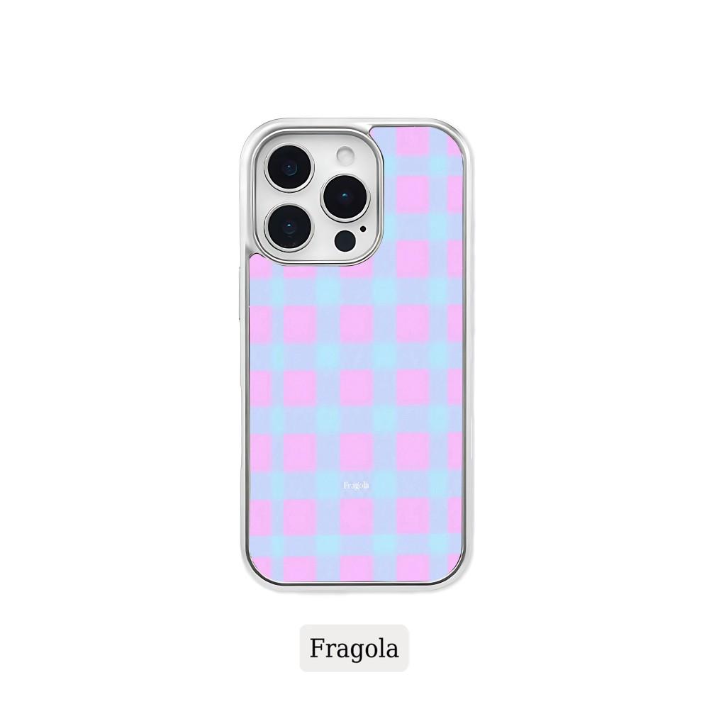 Цветной чехол-сетка Fragola для iPhone 17 16e 16 15 14 13 12 11 Pro Max X XR XSMAX 8 7 Air Plus Роскошный прозрачный мягкий чехол