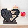 Настольная табличка Love Heart с деревянной основой Love You Heart Shape Desktop Decoration