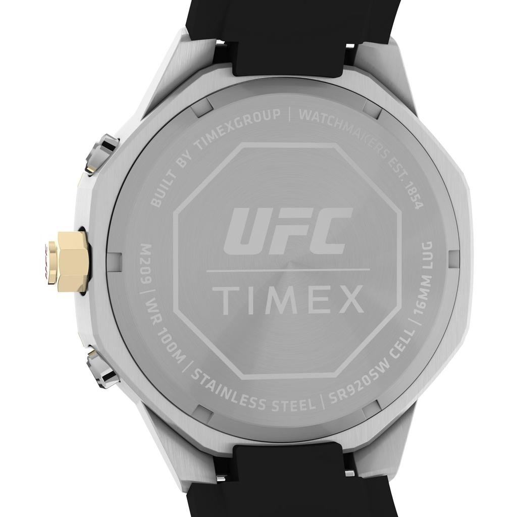 Часы UFC King Strap Black Dial Stainless Steel Acrylic Quartz Watch Brand TW2V99200 Black [TIMEX] Mens [Товар]