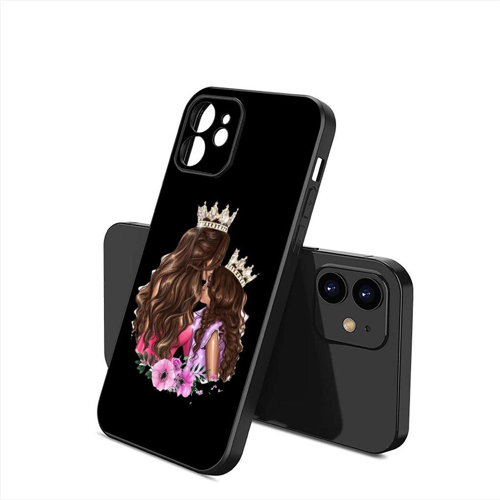 Woman Baby Girl Mom Family Boy Soft Phone Cover for Apple iPhone 15 14 Plus 13 12 Mini Pro Max XR + 13Pro 14+ 15+ Silicone Case