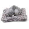Car Stuffed Toys Lovely Simulation Animal Labrador/Husky Doll Plush Sleeping Dogs Toy Kids Car Decorations Birthday Gift
