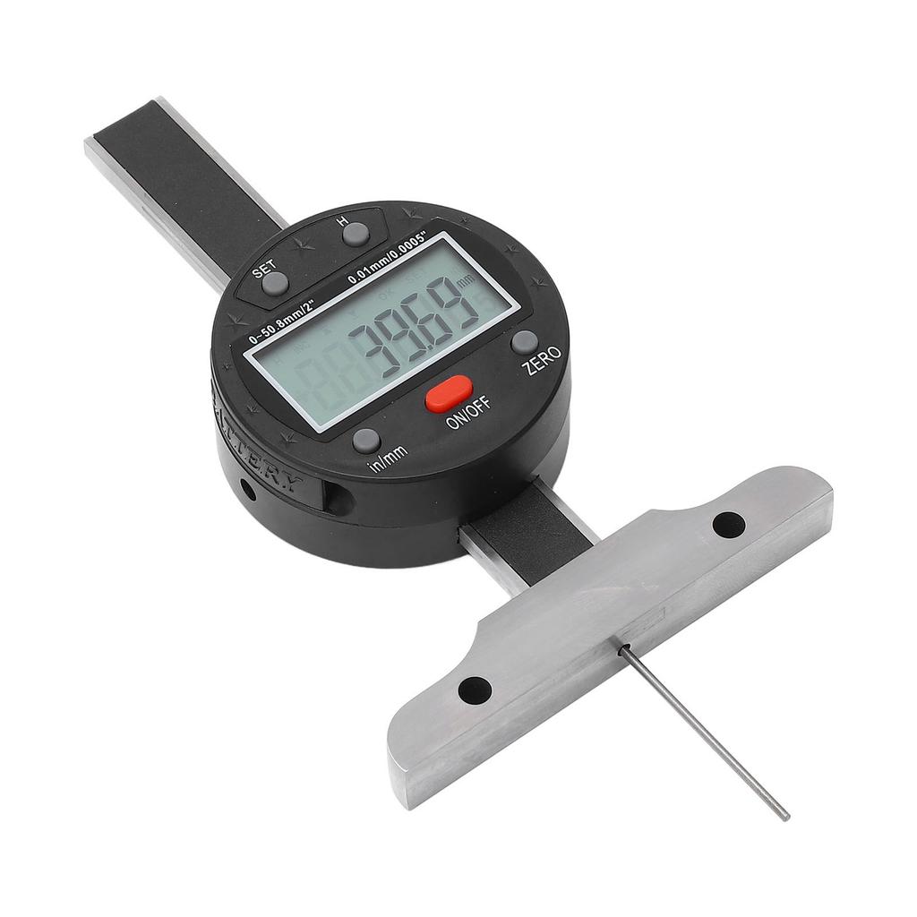 Цифровой глубиномер Высокоточный ЖК-дисплей Электронный индикатор глубины Измерительный инструмент с данными