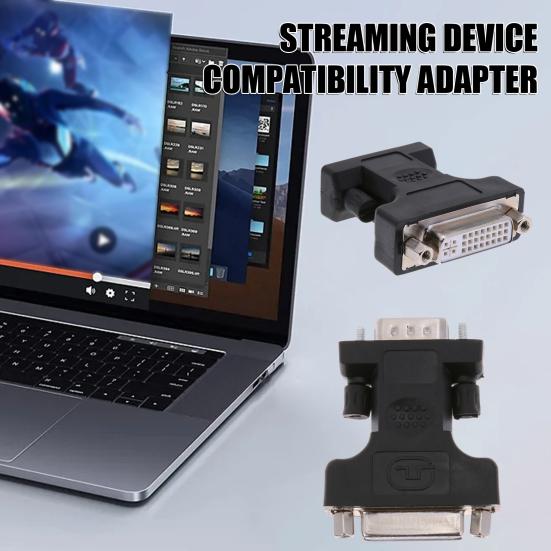 Адаптер DVI на VGA 24+5 Pin DVI Female на 15-контактный VGA Male Кабель-адаптер DVI Female