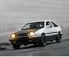 1:32 AE86 Модель легкосплавного автомобиля со звуком и светом, функцией открывания дверей