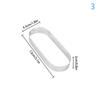 Oval Muffin Tart Rings Stainless Steel Cake Mold Perforated Cake Mousse Mold Cookies Cutter Pastry Quiche Baking Mold