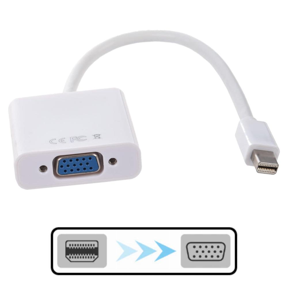 Adapter mini dp displayport na vga macbook / imac konwerter przejściówka