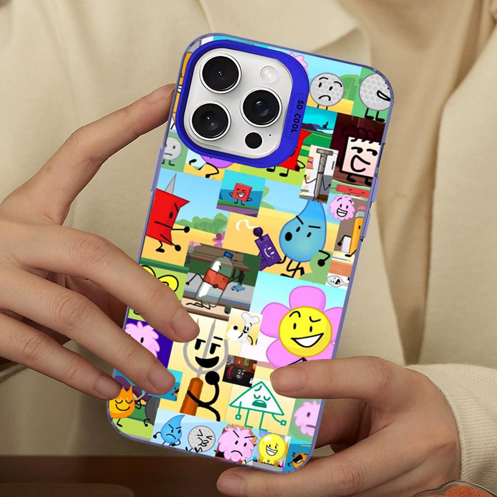 Bfdi Постер Битва за Остров Мечты Чехол для Телефона для IPhone 16 15 14 13 12 11 Pro Max X XR XSMAX Plus Матовый Ударопрочный Задний Чехол