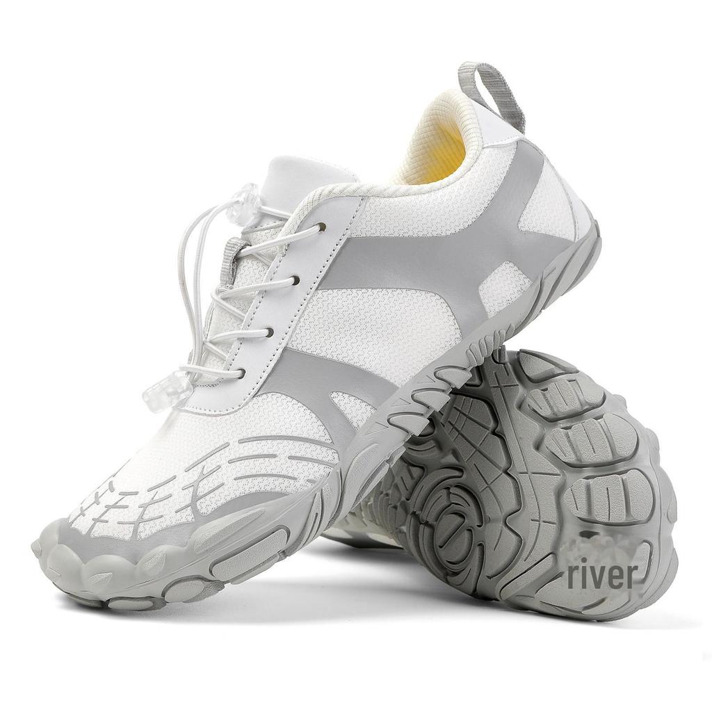 Мужские дышащие походные ботинки с пятью пальцами: Утолщенные ботинки для скалолазания и преодоления ручьев по бездорожью для приключений на открытом воздухе за пределами границ.