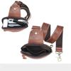 Men's Cowhide Chest Bag Fashion Chest Bag Men's Casual Crossbody Bag Simple Shoulder Bag Genuine Leather Chest Bag