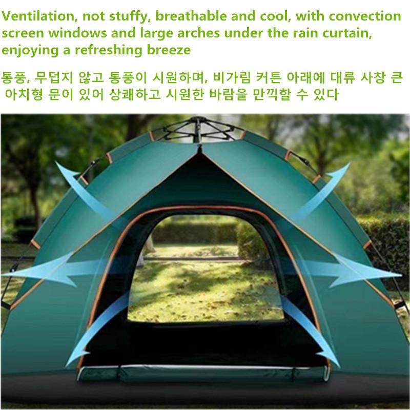 One-touch Tent Automatic Waterproof Camping Tent Lightweight Portable Folding Shelter Outdoor Fishing Tent Picnic Shade Tent