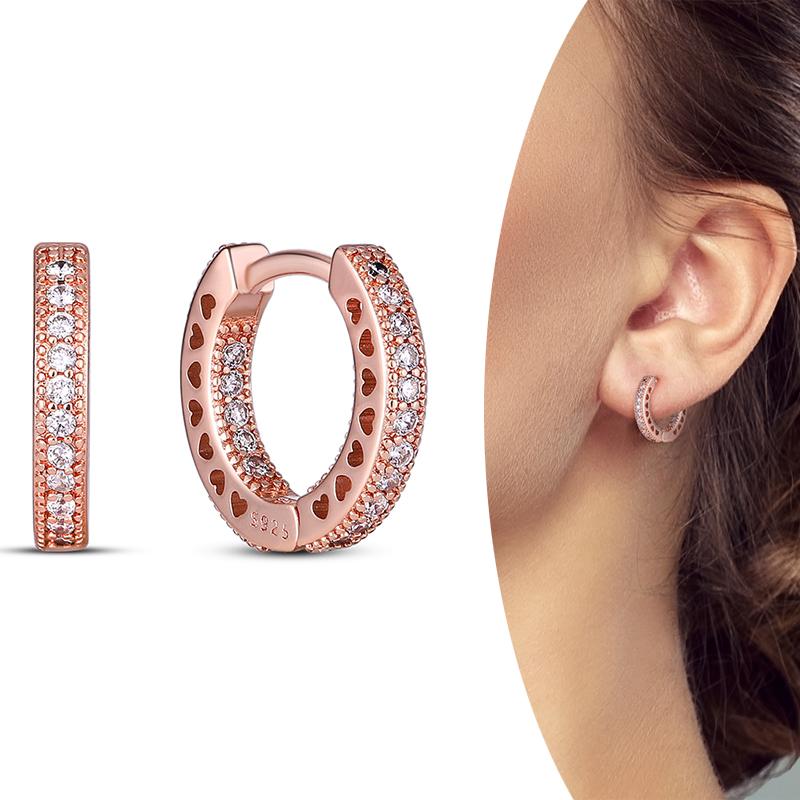 MULA Двойные серьги-кольца из стерлингового серебра 925 пробы с цирконием, цветком, звездой, U-образной формой, квадратным сердцем, паве, серьги-гвоздики в подарок для женщин, ювелирные изделия