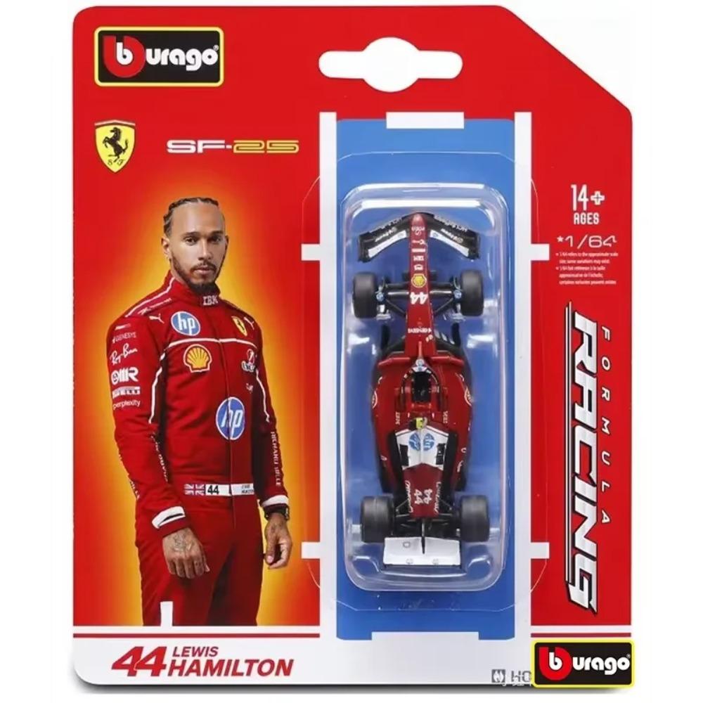 Ббураго 1:64 2025 Серия F1 Феррари Sf25 Ред Булл Rb21 Макларен Mcl39 Сплав Миниатюрная Литая Модель Amg W16 E Игрушки