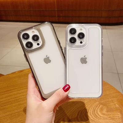 Модный и Подходящий для Iphone13promax, Прозрачный Чехол для телефона IPhone 12 14 Полное покрытие 11 Противоударный Защитный чехол