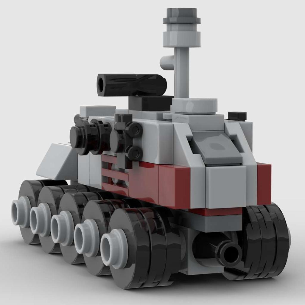 120 Мелких Деталей Moc Строительные Блоки Сборка Hav Wa6 Танк с Турбиной Доминатор Планета Битва Войны Клонов Модель Детская Игрушка
