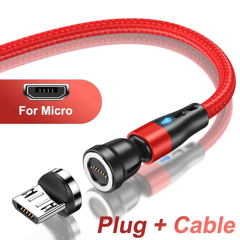 5A Магнитный кабель типа C для Samsung S21 Huawei P30 Магнитный провод для быстрой зарядки для iPhone Xiaomi Micro USB кабель для передачи данных