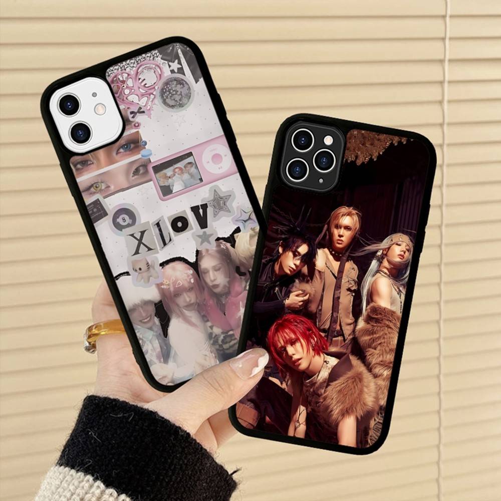 Famous K-pop Group X-XLov Music For Iphone 17 Air 16 15 14 13 12 11 Pro Max TPU+PC Plus Shockproof Back Phone Cover