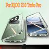 For VIVO IQOO Z10 Turbo Pro Double Sided Magnetic Adsorption Metal Tempering Glass Protection Cover For Z10turbo