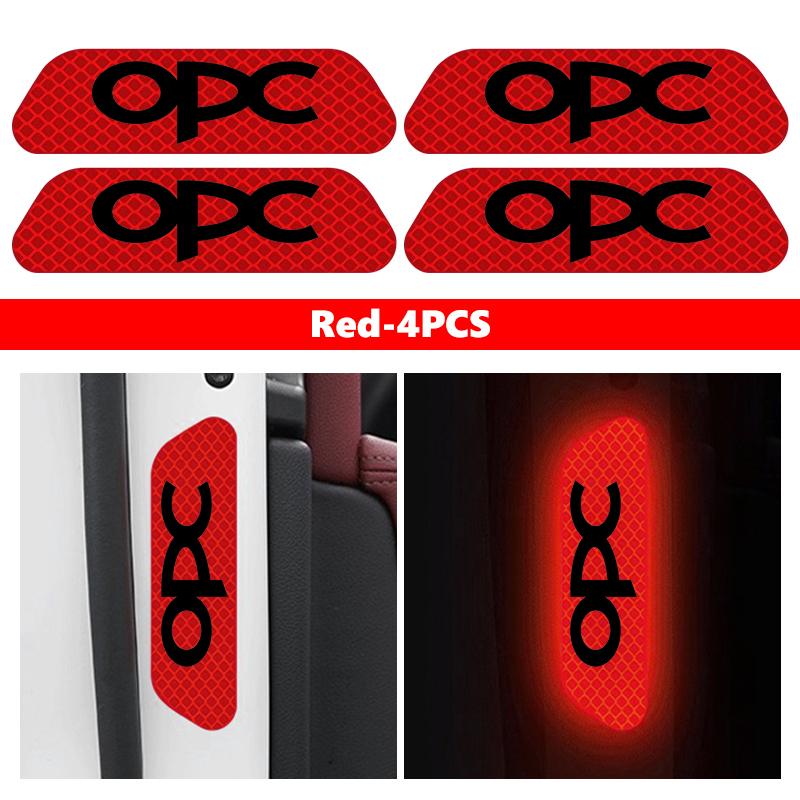 AAAJL1 Car Door Diamond Reflective Sticker Body Side Anti-collision Protection Stickers For Opel Mokka Astra H K J G Corsa D E Vectra C