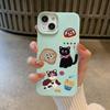 Cartoon Toast Cat for Apple 16 Mobile Phone Case for IPhone 15 New Model 14plus13promax All Inclusive 12