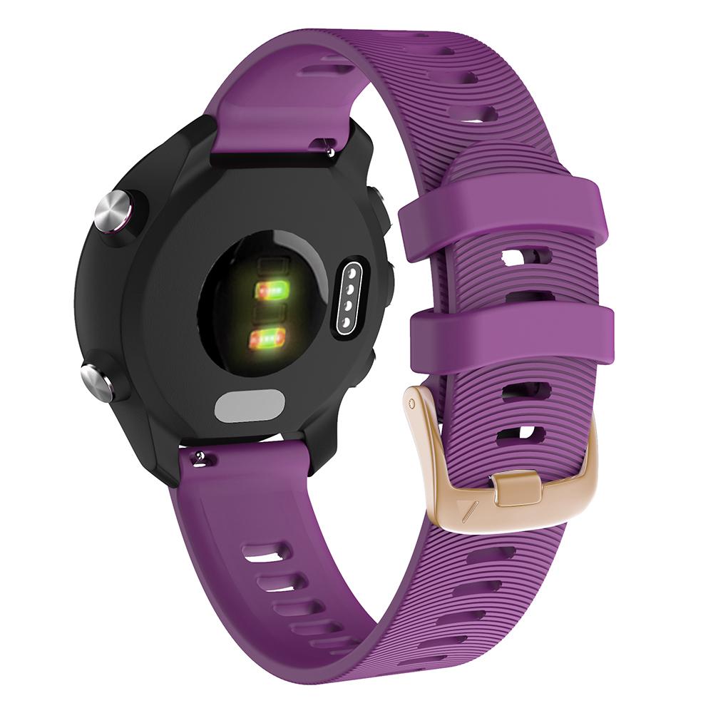 20 мм цветной ремешок для Garmin Forerunner 245 245m 645 Music Vivomove 3 HR Sport силиконовый ремешок для смарт-часов