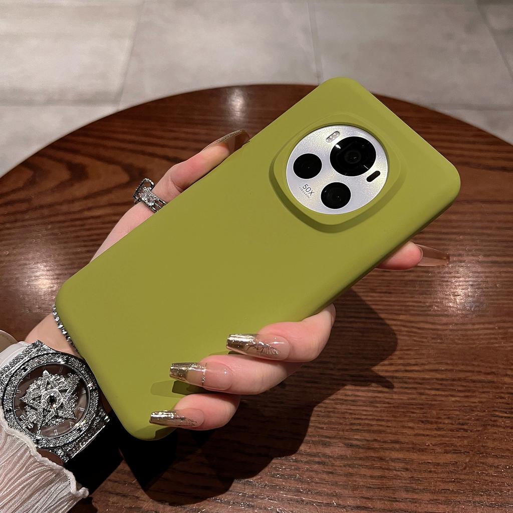 For Honor Magic6 5G Case Skin-Friendly Liquid Silicone+PC Phone Cover