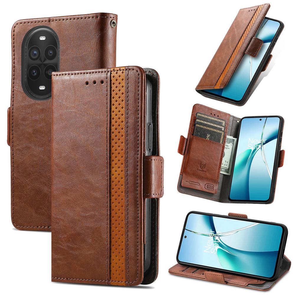 For Huawei Nova 13 Pro 5G Phone Cases CASENEO PU Leather Cover Stand with RFID Blocking Wallet