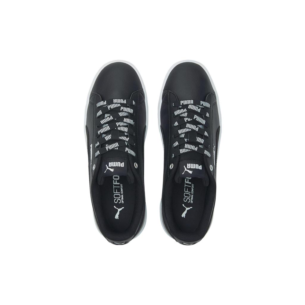 Puma Vikky V3 Logomania Повседневные кроссовки для скейтбординга Черно-белые Мужские 383025-02