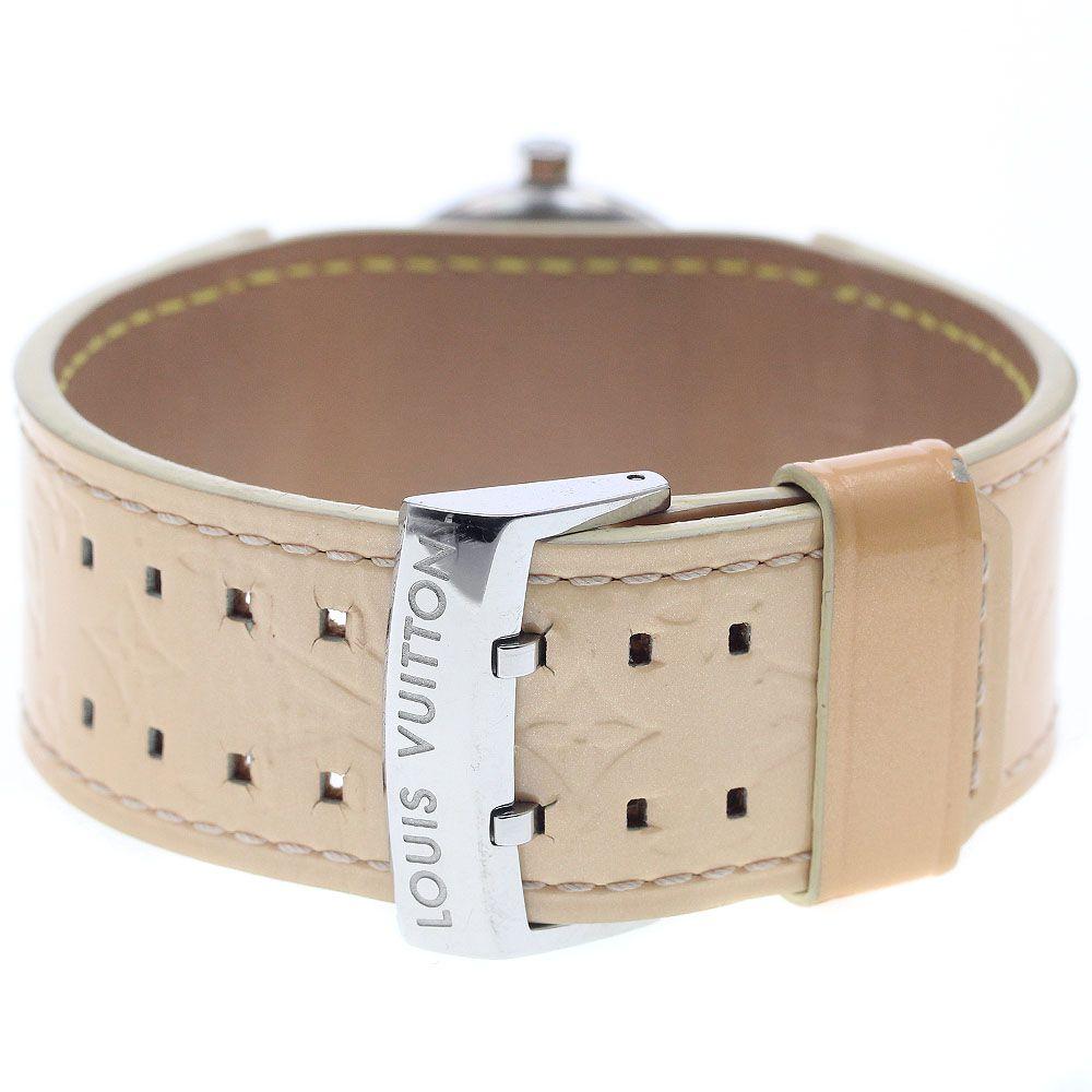Used Louis Vuitton LOUIS VUITTON Q1216 Tambour Date Quartz Ladies With Inner Box_941885