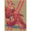 Национальная команда DARLING in the FRANXX Ретро Крафт Бумага Аниме Постер 261 для Декора Стен