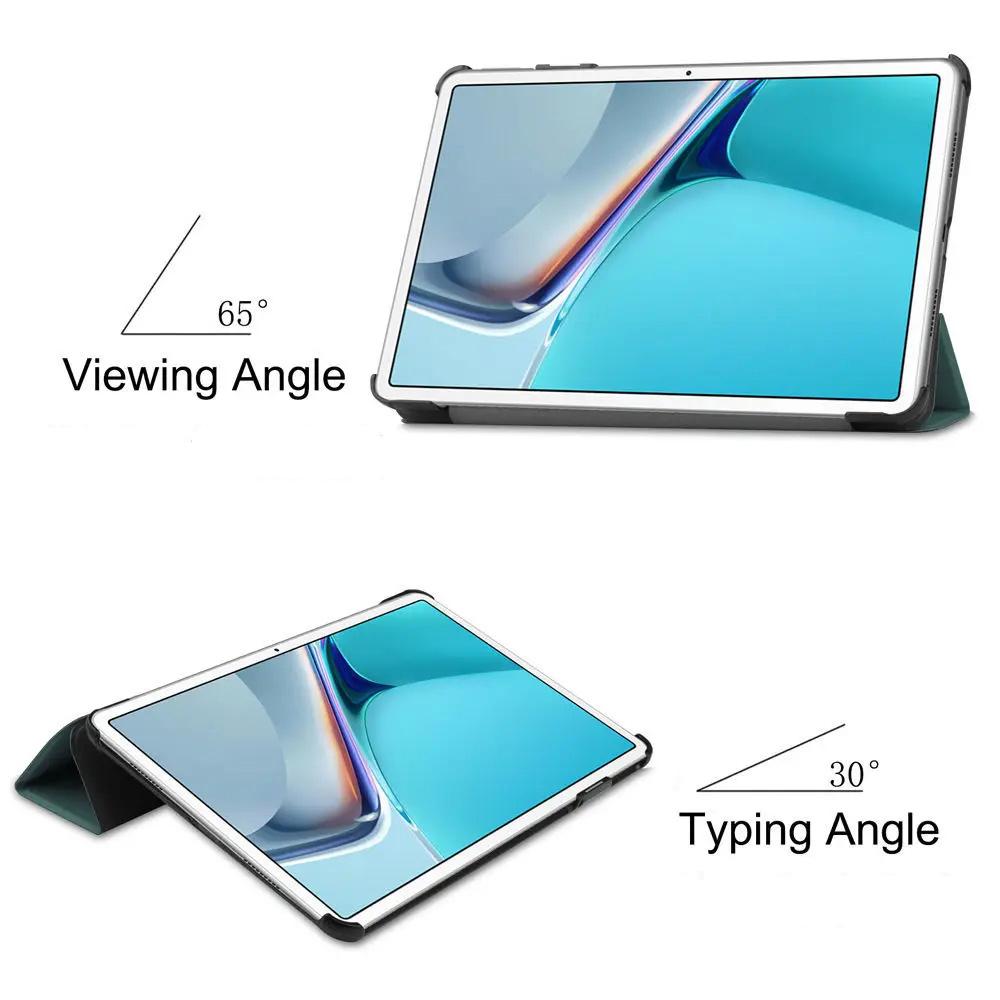 Чехол для Huawei Matepad 11, чехол 2021 DBY-W09 DBY-L09 Mate Pad 10,95 дюйма, чехлы для планшетов, ультратонкий кожаный чехол с магнитной подставкой, чехол