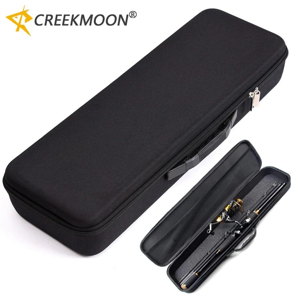 Сумка для хранения удочки и катушки с твердым корпусом из ЭВА, портативный чехол для удочки, держатель-переноска, органайзер для хранения инструментов для рыболовных снастей