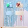 PC Colorful Plastic Cup Leak Proof Outdoor Sports Kettle Fashion 800ml Sports Water Bottle  School