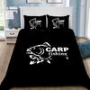 Nash Fishing Logo Duvet Cover Pillowcase Bedding Set Adult BoyGirl Bedroom Decoration Single Double Large Size