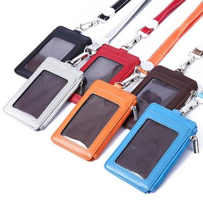 Кожаный чехол для удостоверения личности PU держатель для визитной карточки держатель для визитной карточки аксессуары школьные канцелярские принадлежности