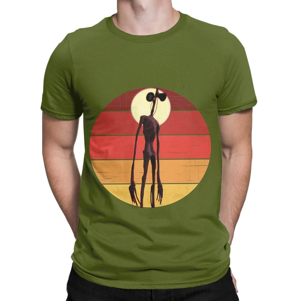 siren head Novelty 100 Cotton TShirt Siren Head Tops Tees For Unisex
