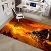Firefighter Chair Mat: Home Decor, Office Carpet, Gift for Firefighters, Suitable for Bedroom, Living Room, Various Rooms0109029A