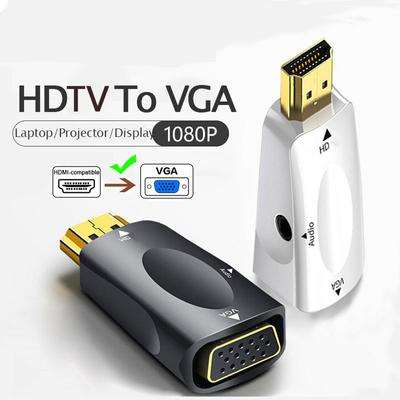 HDMI-совместимый кабель-переходник VGA-переходник «папа-женщина» с разъемом 3,5 мм, аудио HD 1080P для ПК, ноутбука, планшета