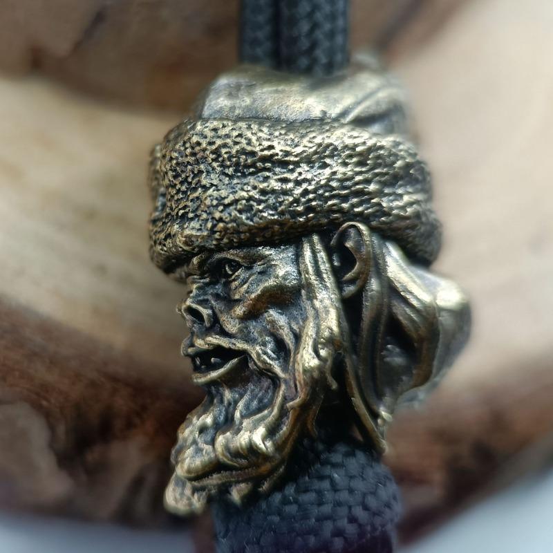 1 шт. Античная бронза Беззубый бородатый старик Брелок Подвеска Подвеска для рюкзака Винтажная латунь Поделки Античная латунь Миниатюрные украшения