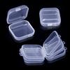 1/10/30PCS Mini Boxes Rectangle Transparent Plastic Jewelry Storage Case Container Packaging Box For Collecting Small Items Box